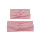Σετ Μαμά- Κόρη  Μαλακή  κορδέλα μαλλιών Pink
