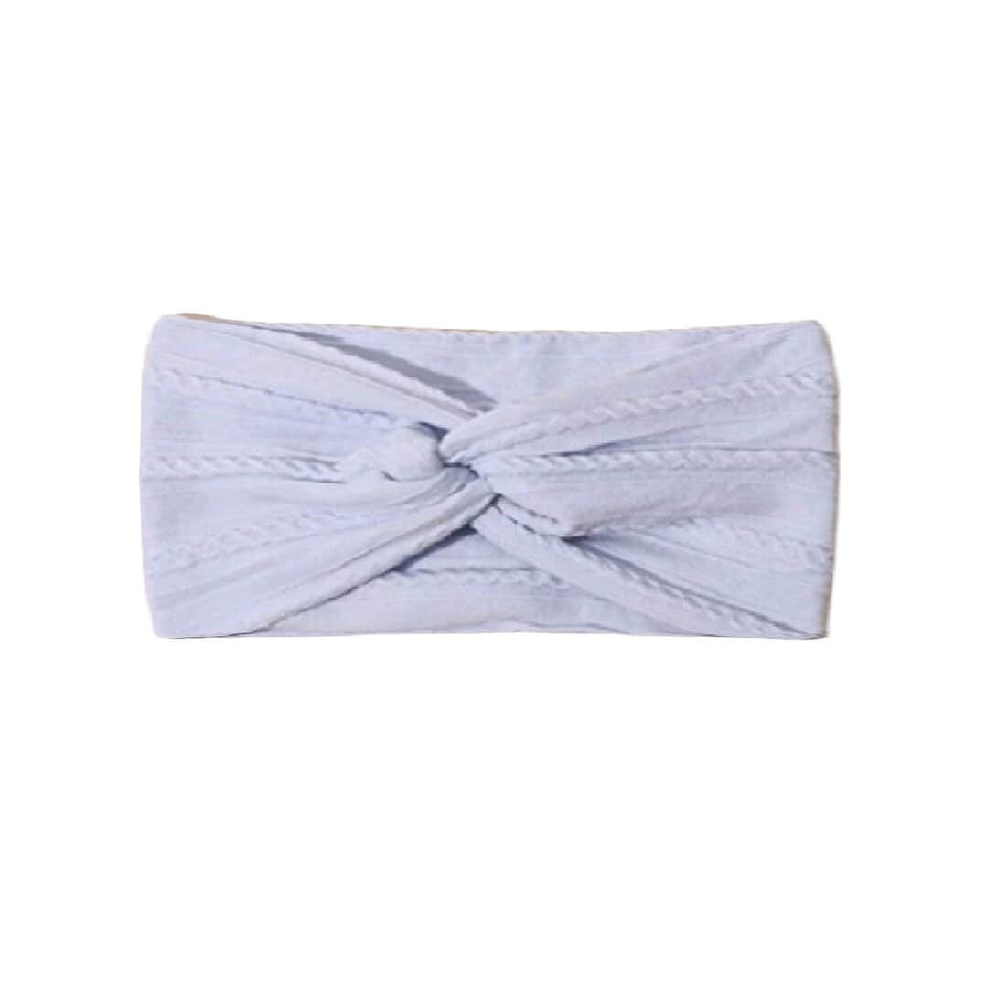 rib-baby-blue-headband Παιδική- Βρεφική Μαλακή κορδέλα μαλλιών Rib 0-10 χρονών Baby blue - Image 1