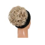 Ποστίς Κότσος συνθετική τρίχα υψηλής ποιότητας με μεγάλο όγκο και χτενάκια τοποθέτησης - Gold Ξανθό