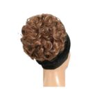 Ποστίς Κότσος συνθετική τρίχα υψηλής ποιότητας με μεγάλο όγκο και χτενάκια τοποθέτησης -Ανοιχτό καστανό