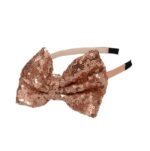 Παιδική  Στέκα Μαλλιών Peach strass Φιόγκος