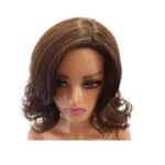 Γυναικεία περούκα σε καστανό σκούρο χρώμα curly συνθετική υψηλής ποιότητας 15 inches