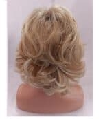 Γυναικεία περούκα σε Ξανθό χρώμα με ανταύγειες συνθετική υψηλής ποιότητας 11 inches - Image 3