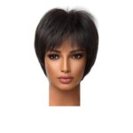 Γυναικεία περούκα συνθετική υψηλής ποιότητας - Μαύρο χρώμα 11 inches