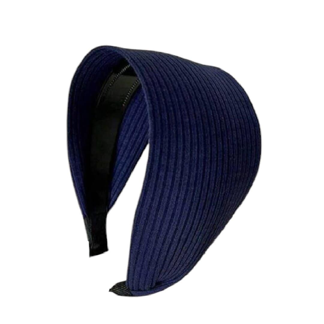 BLUE-HEADBAND-WOMAN-STEKA Γυναικεία-Παιδική Στέκα-κορδέλα Navy Blue - Image 1