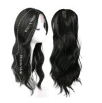 Γυναικείο Topper Τουπέ κορυφής μαλλιών με Lace Front (διαφάνεια) και κλιπ μεγάλης επιφάνειας 22 inches - Black Μαύρο