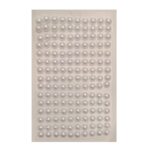 Καρτέλα με αυτοκόλλητα πέρλες λευκές για χτένισμα σε μέγεθος 8mm- 150 τμχ