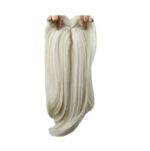 Γυναικείο Topper Τουπέ κορυφής μαλλιών με κλιπ μεγάλης επιφάνειας - Ξανθό Πλατινέ 18 inches