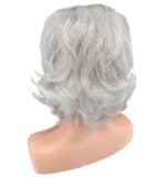Γυναικεία Περούκα συνθετική υψηλής ποιότητας σε Grey Γκρι  χρώμα 10 inches 02 - Image 4