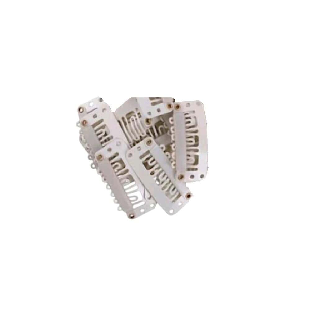 clips-tresesd-topper-wigs Σετ 5 τμχ Κλιπ για τρέσες- topper-περούκες μπεζ χρώμα - Image 1