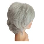 Γυναικεία Περούκα συνθετική υψηλής ποιότητας σε Grey Γκρι  χρώμα 10 inches 02 - Image 3