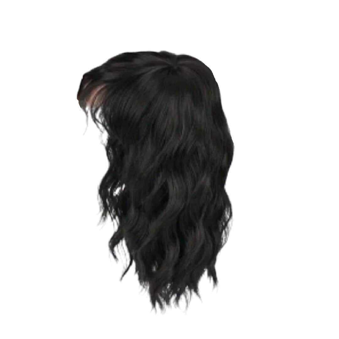 CURLY-TOPPER-DARK-BROWN Γυναικείο Topper Τουπέ κορυφής μαλλιών με κλιπ μεγάλης επιφάνειας - Dark Brown 14 inches - Image 1
