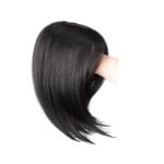 Γυναικείο Topper Τουπέ κορυφής μαλλιών με κλιπ μεγάλης επιφάνειας  11 inches - Black