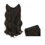 Τρέσσα με 4 κλιπ και λάστιχο για έξτρα όγκο συνθετικής τρίχας υψηλής ποιότητας - Καστανό σκούρο Brown 20 Inches