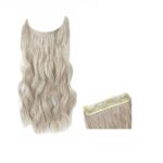 Τρέσσα με 4 κλιπ και λάστιχο για έξτρα όγκο συνθετικής τρίχας υψηλής ποιότητας - Ξανθό ανοιχτό Blonde 20 Inches