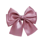 Clip -Κοκαλάκι μαλλιών Σάτεν μεγάλος φιόγκος 13cm - Glossy Dusty Purple