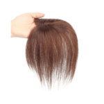 Γυναικείο Topper Τουπέ κορυφής μαλλιών από φυσική τρίχα  Full lace ( ραμμένο σε διαφάνεια ) - Καστανό ανοιχτό 11 inches
