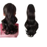 Ποστις Αλογοουρά curly Ponytail συνθετική τρίχα υψηλής ποιότητας με κλάμερ- Καστανό σκούρο 16 inches