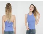 Ποστίς Αλογοουρά  Ponytail συνθετική τρίχα Kanekalon υψηλής ποιότητας με χτενάκι φωλιά- Water wave  Καστανόξανθό  ombre 50cm - Image 2